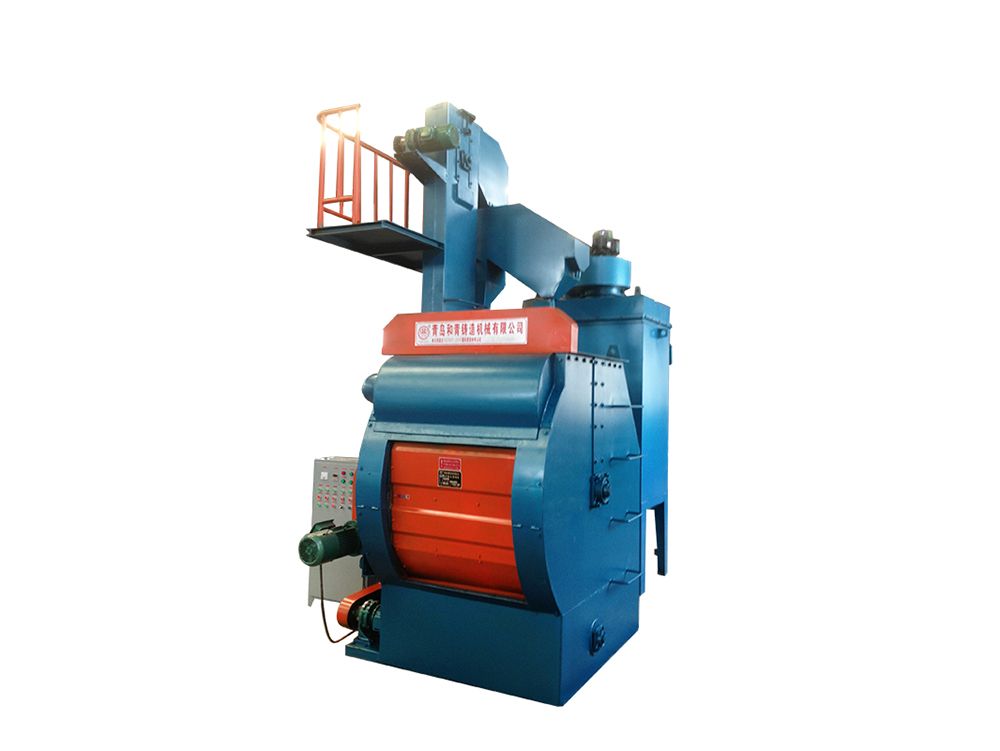 倾斜滚筒式抛丸机